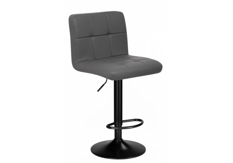 Барный стул Paskal серый / черный (43x53x89). 